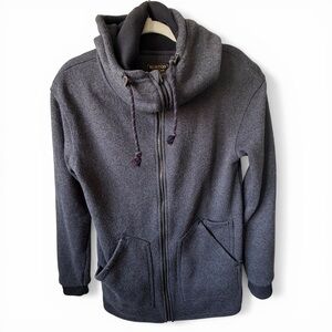 Burton DRYRIDE Minxy Full Zip Hoodie Jacket Women’s Small Gray Fleece Snow Cozy